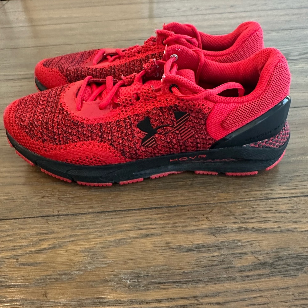 Under Armour HOVR Bold Red‎ Athletic Shoes Size 7 1/2 Gently Worn
